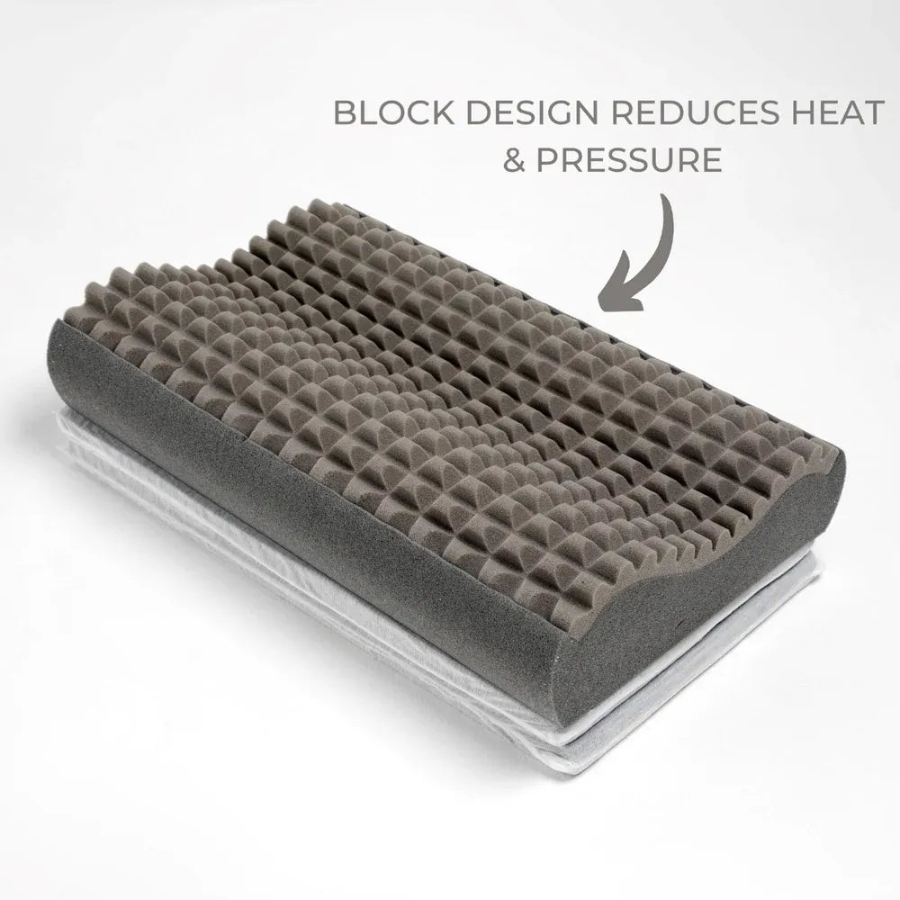 Muscle Mat Adjustable Foam Pillow